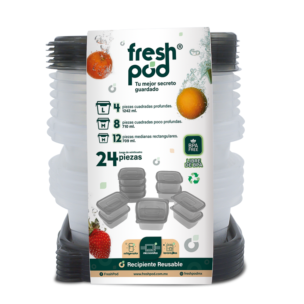 Freshpod Prakti-Pod Set de contenedores