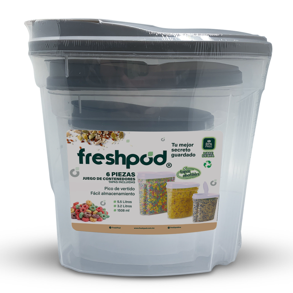 Freshpod Set de 3 botes
