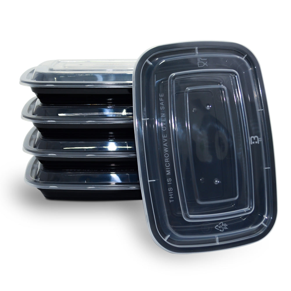 Paquete de 4 Sets Recipientes con tapa a prueba de fugas