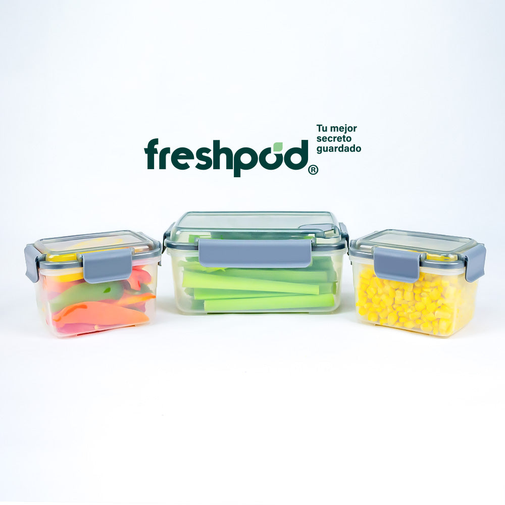 Paquete de 2 Set de Freshpod 6 pc Set apilables (12 pz)