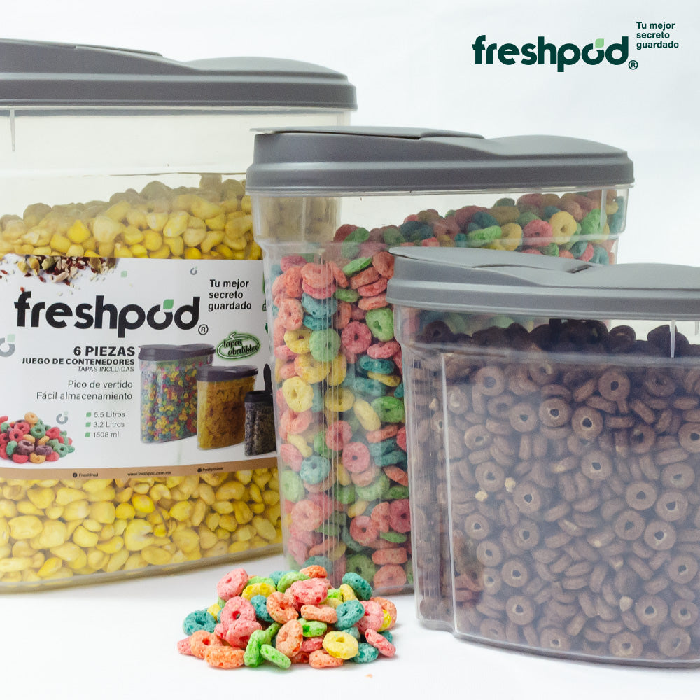 Freshpod Set de 3 botes