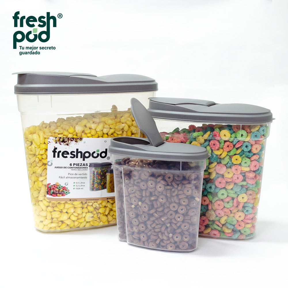 Freshpod Set de 3 botes