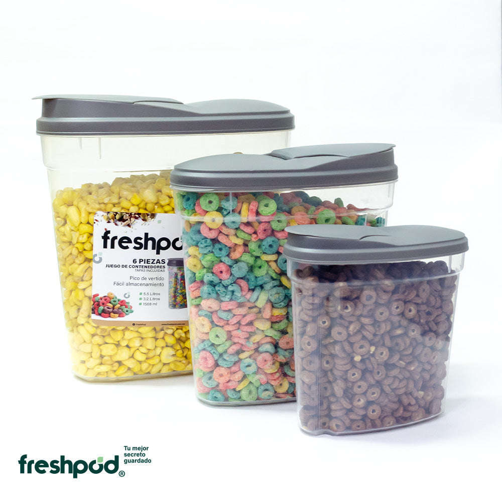 Freshpod Set de 3 botes
