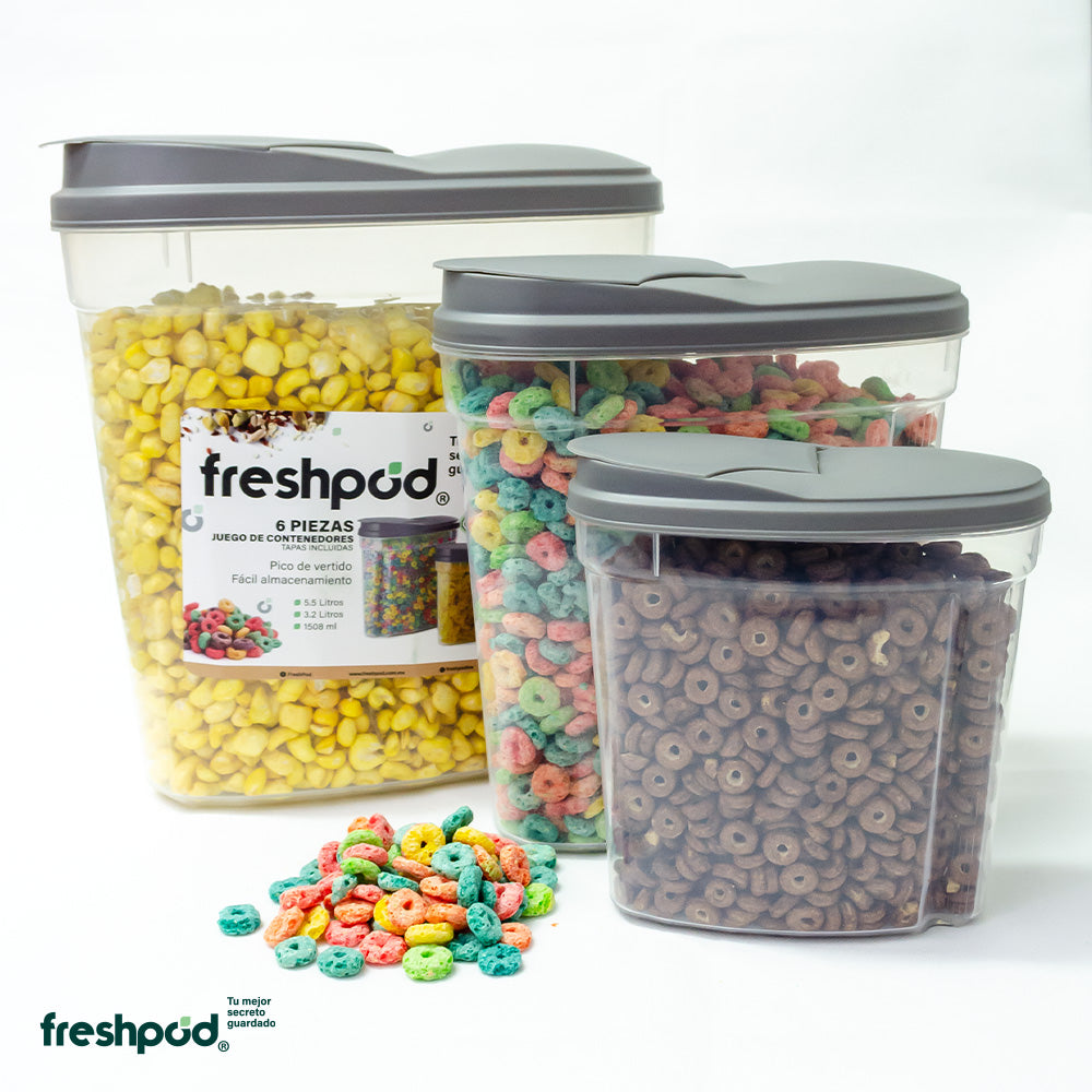 Freshpod Set de 3 botes
